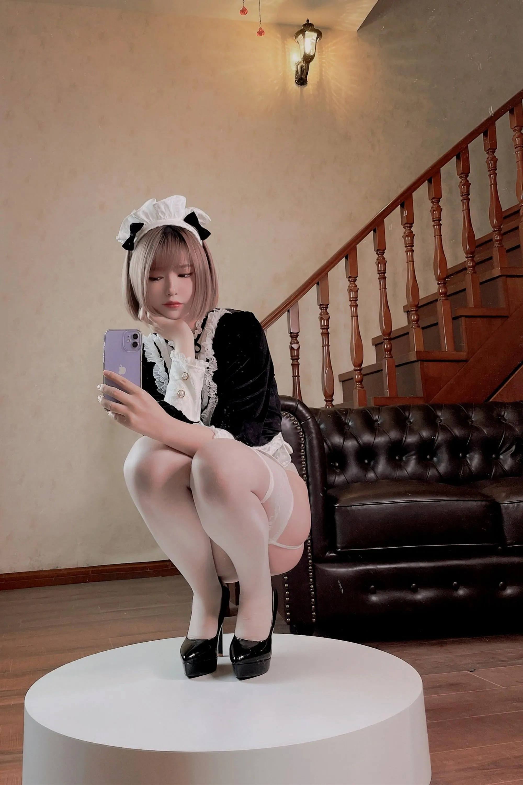 半半子 – NO.57 来一份下午茶吧-自拍 [30P]插图6